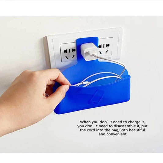 Support Silicone pour Chargeur de Téléphone – Prise Murale