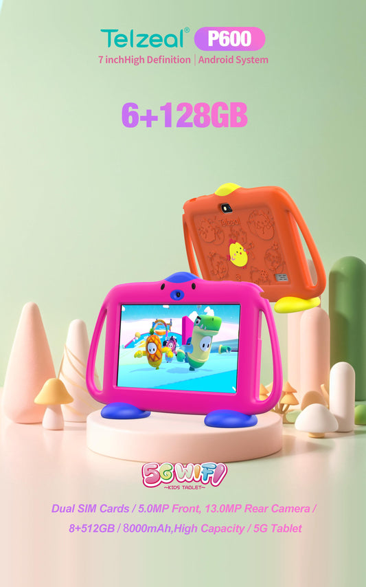 Tablette Kids Telzeal P600-5G WIFI-BLEU